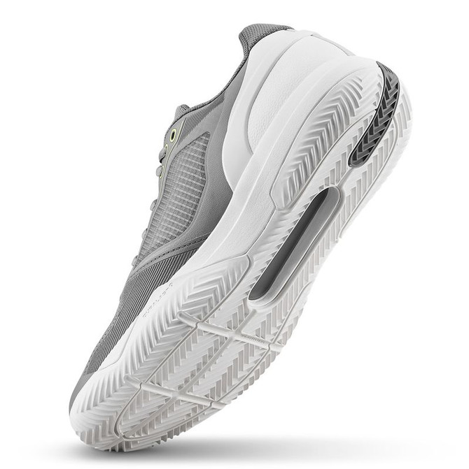 Wilson Rush Pro 5 Mens Clay Tennis Shoe - Titanium/Snow White/Black