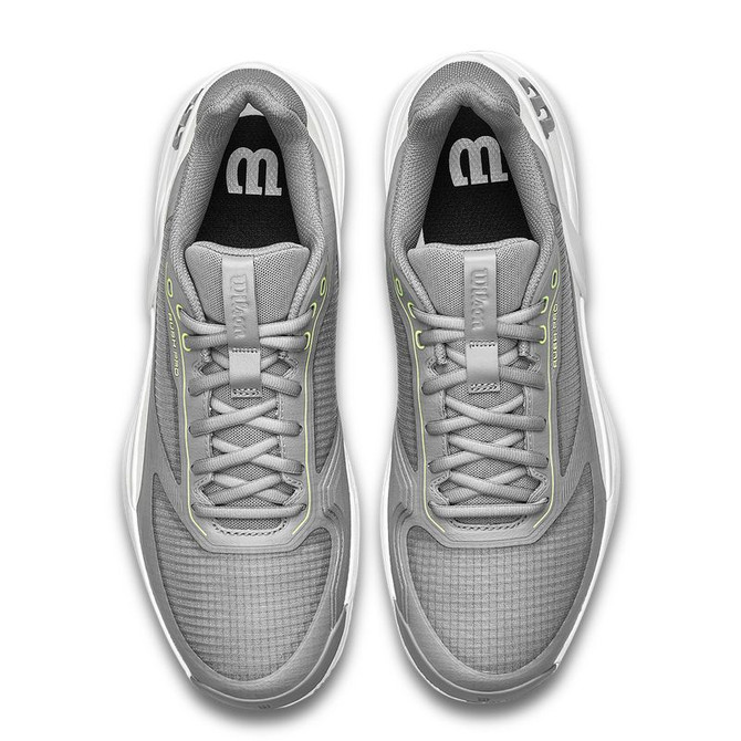 Wilson Rush Pro 5 Mens Clay Tennis Shoe - Titanium/Snow White/Black