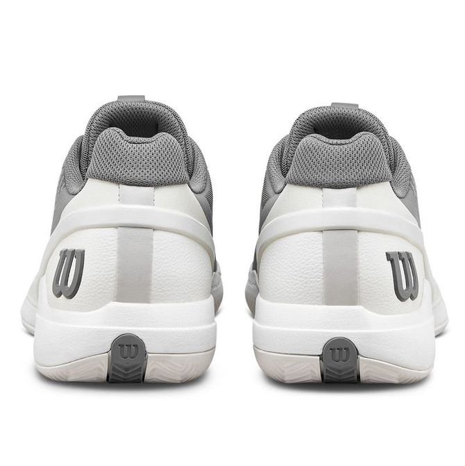 Wilson Rush Pro 5 Mens Clay Tennis Shoe - Titanium/Snow White/Black