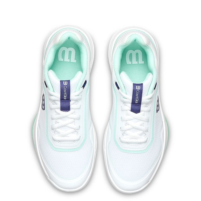 Wilson CourtGlide Womens Padel Shoe - White/Bay/Skipper Blue