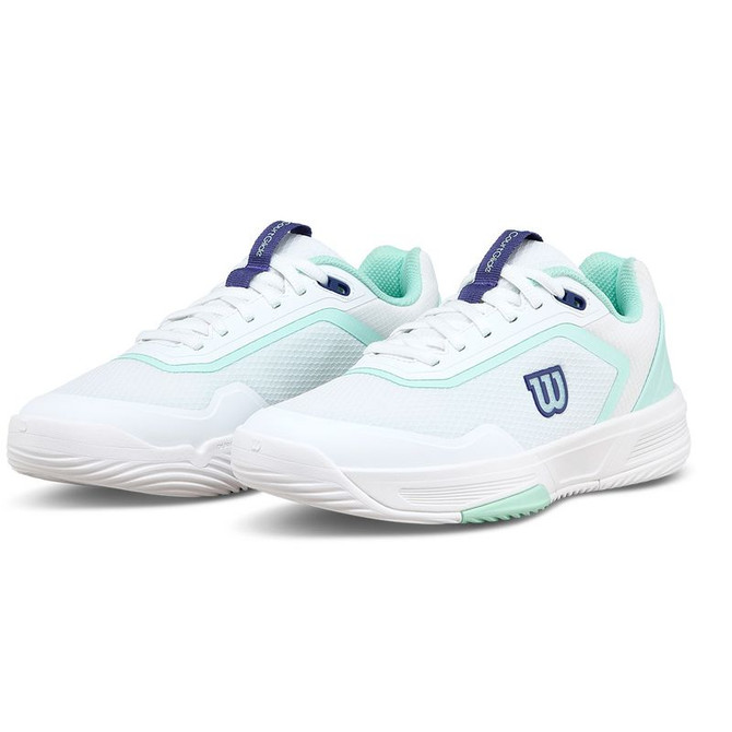 Wilson CourtGlide Womens Padel Shoe - White/Bay/Skipper Blue