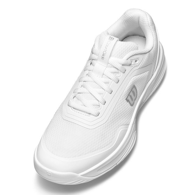 Wilson CourtGlide Womens Padel Shoe - White/White/Silver