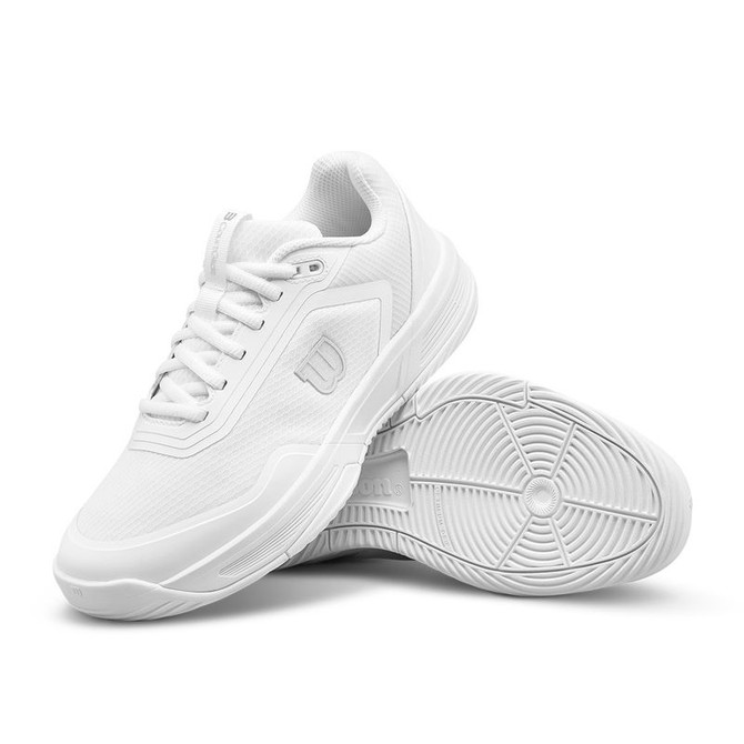 Wilson CourtGlide Womens Padel Shoe - White/White/Silver