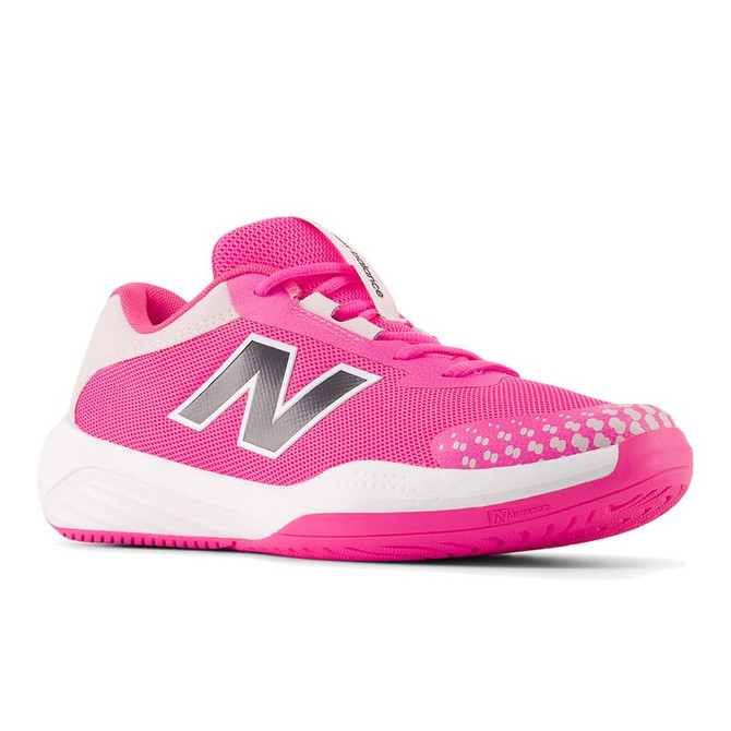 New Balance 996v6 Junior Tennis Shoe - Pink Salt/White