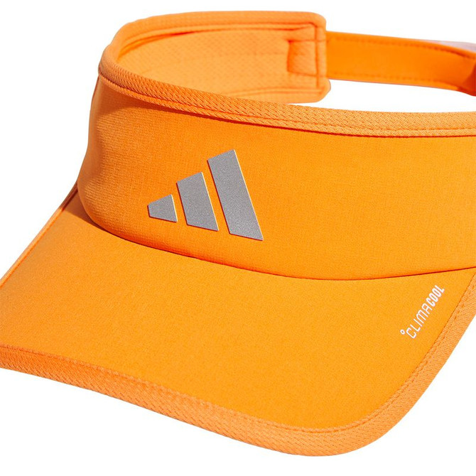 adidas Superlite 3 Mens Visor - Pure Orange/Silver Metallic/White