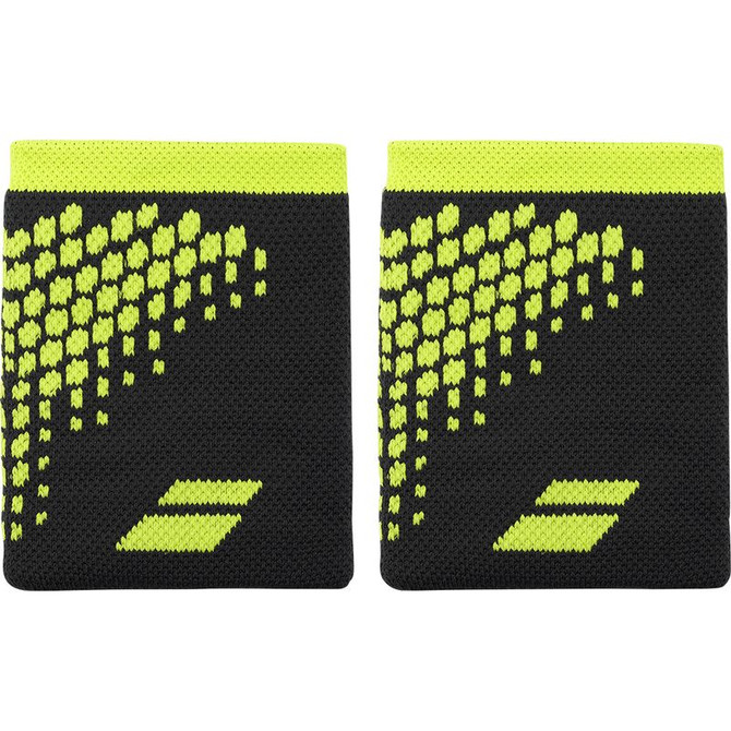 Babolat Aero Logo Jumbo Wristband - Aero/Grey