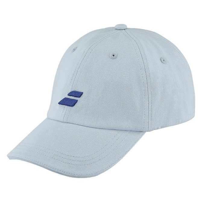 Babolat Cotton Hat Mens - White/Illusion Blue