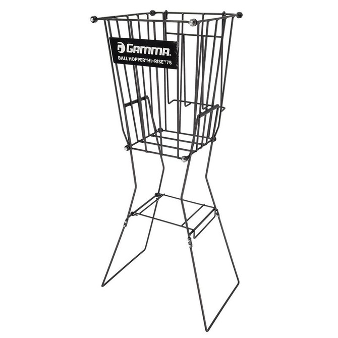Gamma Hi-Rise 75 Black (Flat Pack) Ball Hopper