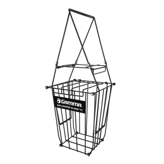 Gamma Hi-Rise 75 Black (Flat Pack) Ball Hopper