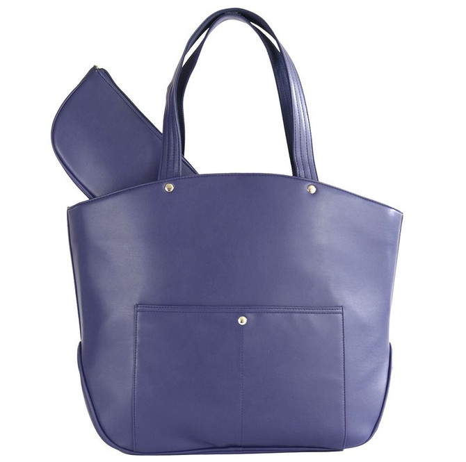 Court Couture Cassanova Chevron Tennis Tote - Azure