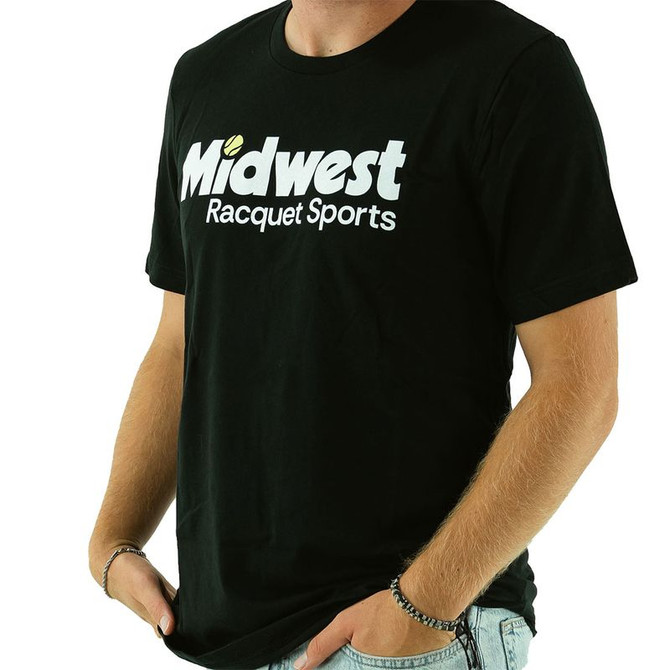 Midwest Racquet Sports Logo Tee Shirt - Black