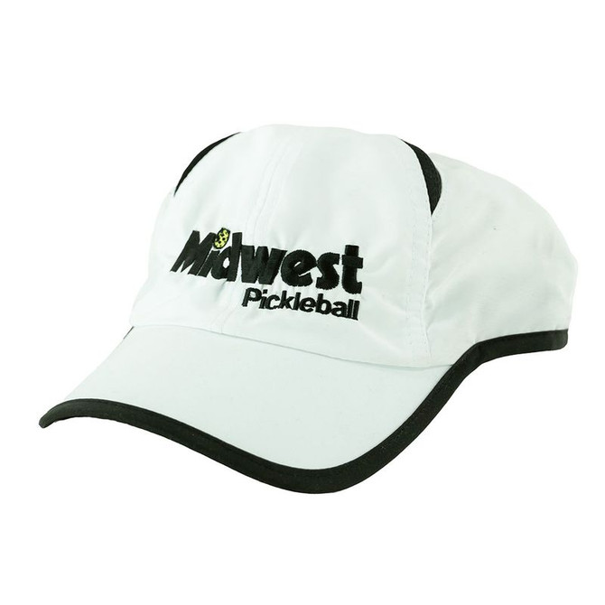 Midwest Racquet Sports Pickleball Hat - White