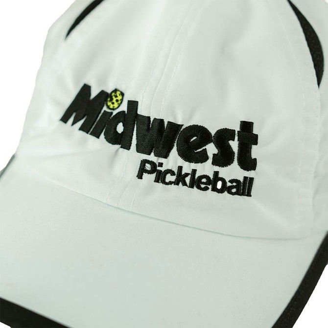 Midwest Racquet Sports Pickleball Hat - White