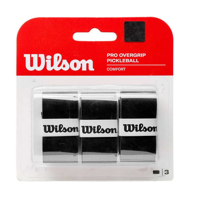 Wilson Pickleball Overgrip (3pk) - Black