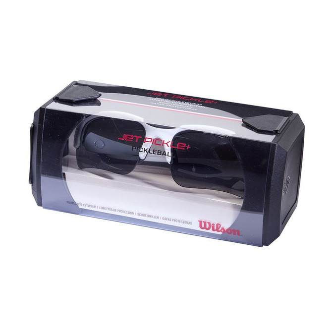 Wilson Jet Pickle Plus Pickleball Eyewear - Clear/Black