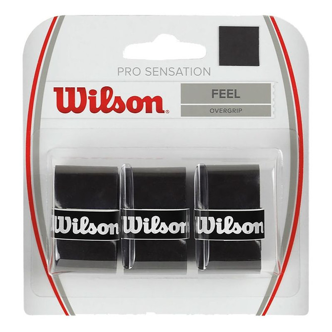 Wilson Pro Sensation Overgrip (3pk) - Black
