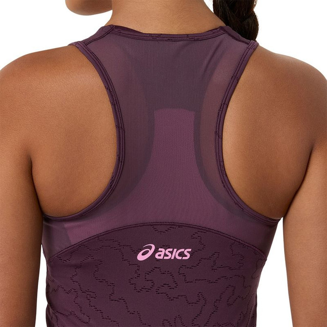 Asics Match Jacquard Dress - Dark Aubergine