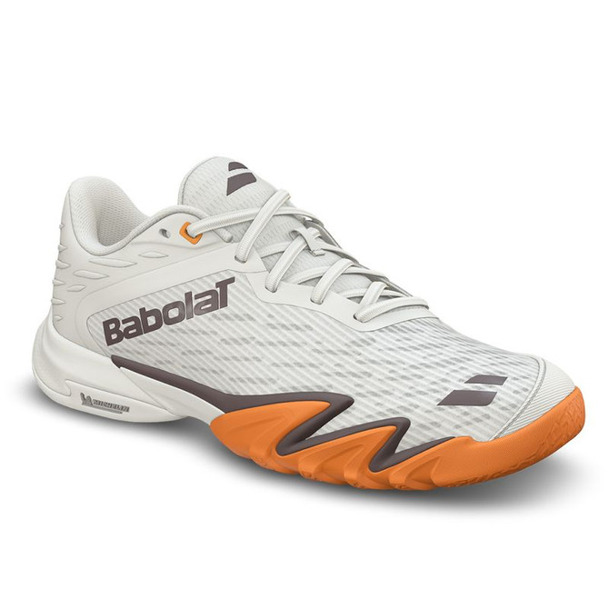 Babolat Premura 3 Mens Padel Shoe - Cream/Orange