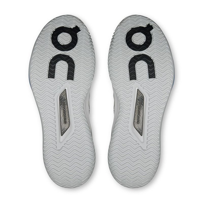 On The Roger Pro 3 Mens Clay Tennis Shoe - Ivory/Jay