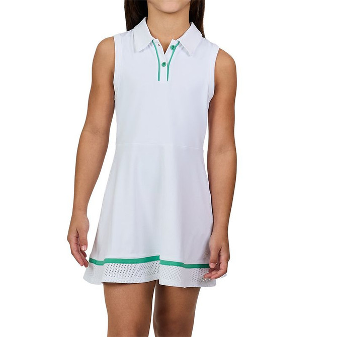 Sofbella Alpine Whites Girls Dress - White