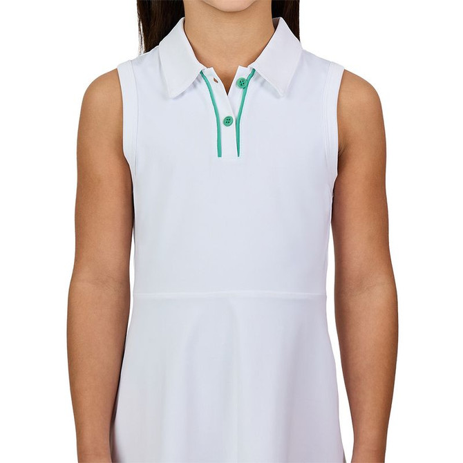 Sofbella Alpine Whites Girls Dress - White