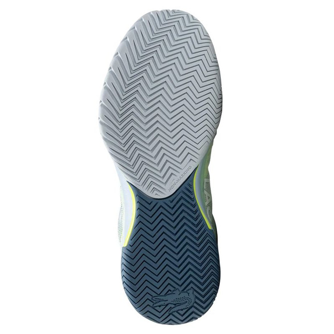 Lacoste AG-LT Pro Mens Tennis Shoe - Light Blue/Yellow