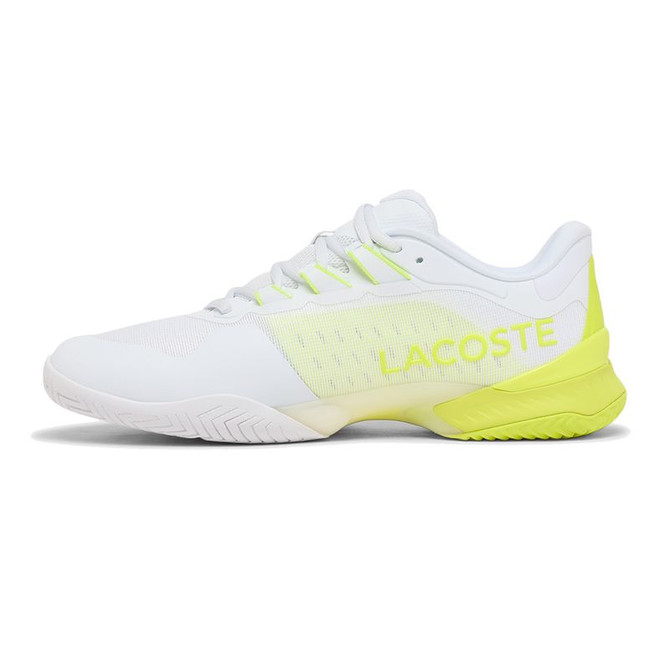 Lacoste AG-LT Ultra Mens Tennis Shoe - White/Yellow