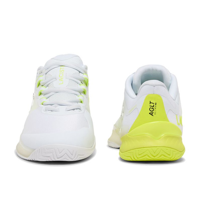 Lacoste AG-LT Ultra Mens Tennis Shoe - White/Yellow