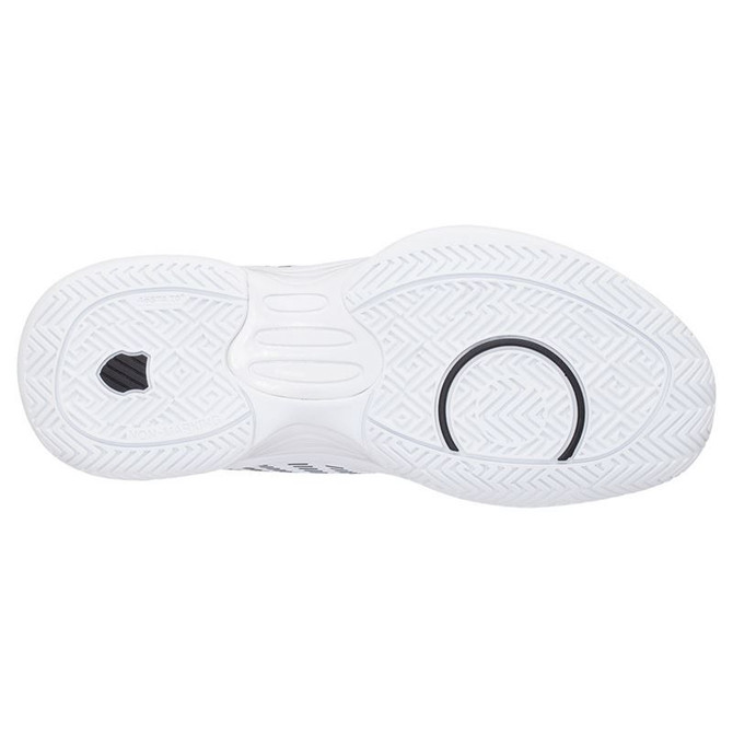 K Swiss Hypercourt Express 2 Junior Tennis Shoe - White/Black - Final Sale