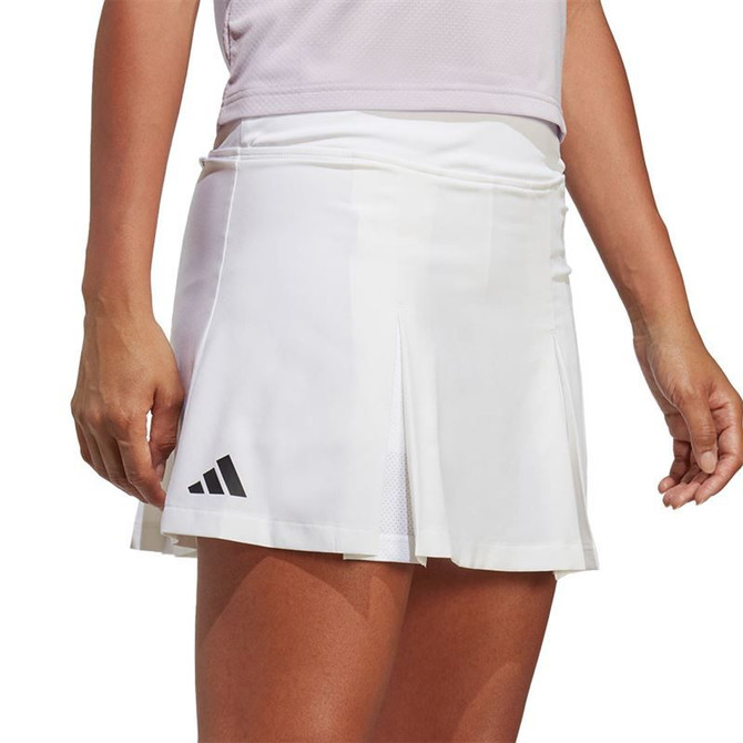 adidas Club Pleated Skirt - White - Final Sale