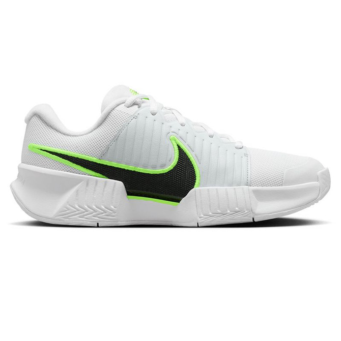 Nike Zoom GP Challenge Pro Womens Tennis Shoe - White/Pure Platinum/Volt/Black