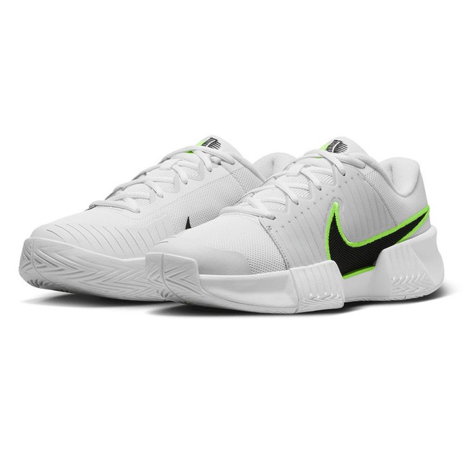 Nike Zoom GP Challenge Pro Womens Tennis Shoe - White/Pure Platinum/Volt/Black