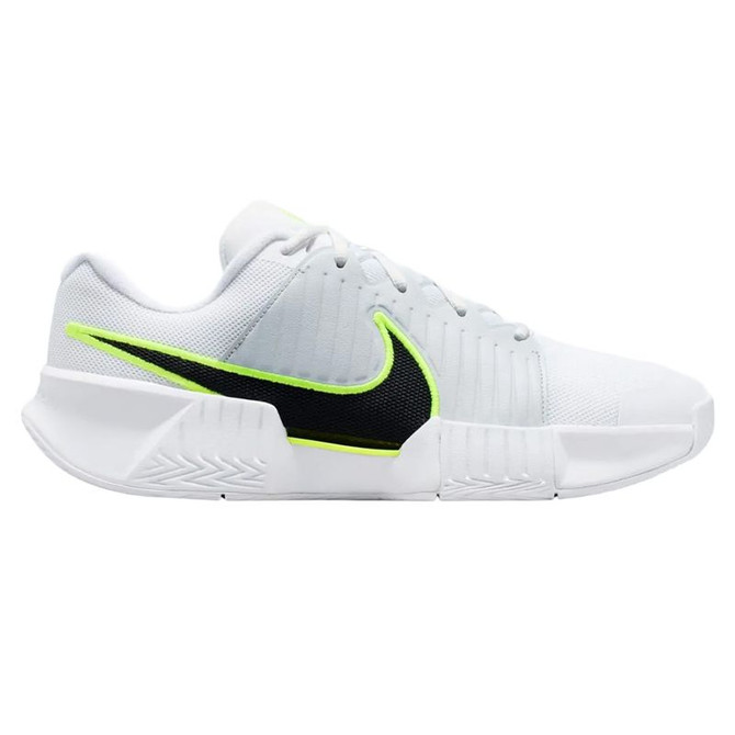 Nike Zoom GP Challenge Pro Mens Tennis Shoe - White/Pure Platinum/Volt/Black