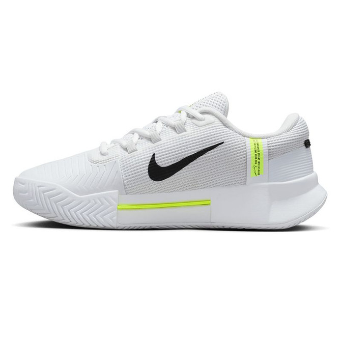 Nike Zoom GP Challenge 1.5 Womens Tennis Shoe - White/Black/Volt