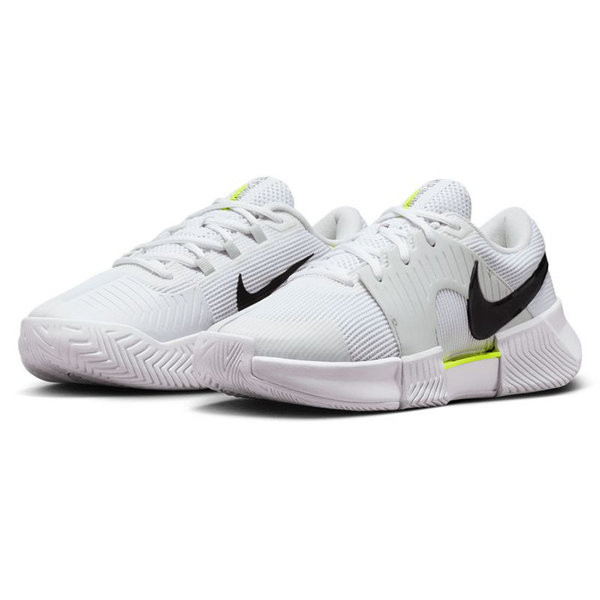 Nike Zoom GP Challenge 1.5 Womens Tennis Shoe - White/Black/Volt