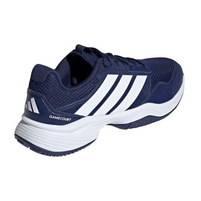 adidas Gamecourt 3 Mens Tennis Shoe - Dark Blue/White/Black