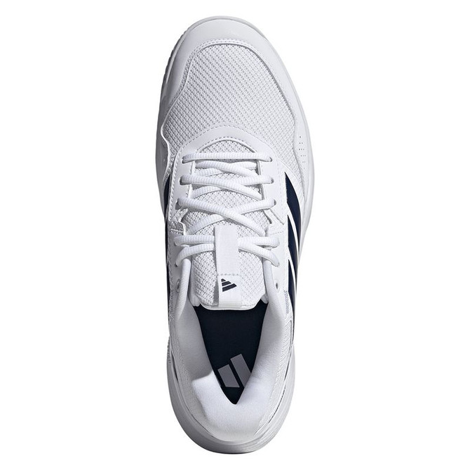 adidas Gamecourt 3 Mens Tennis Shoe - White/Dark Blue/Core Black