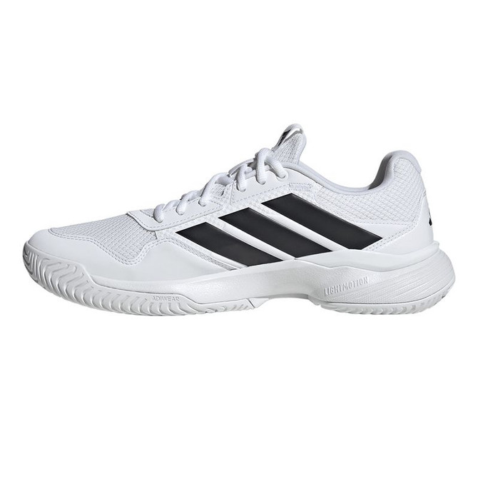 adidas Gamecourt 3 Mens Tennis Shoe - White/Core Black/Core Black