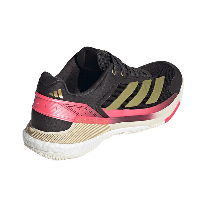 adidas Crazyquick Boost Mens Padel Shoe - Black/Gold/Solar Turbo