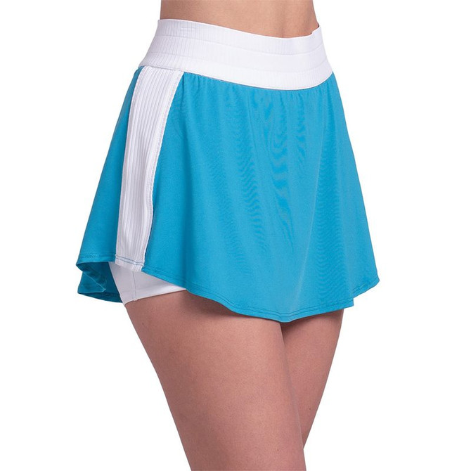 K Swiss Momentum 14 Inch Skirt Womens - Baltic/White