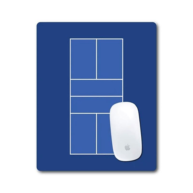 Racquet Inc Pickleball Court Mouse Pad - Blue