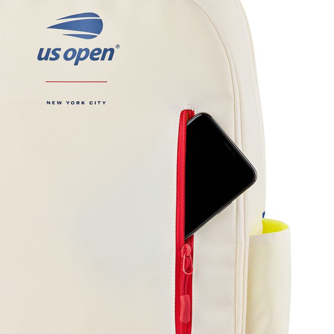 Wilson US Open Team Backpack Tennis Bag - White