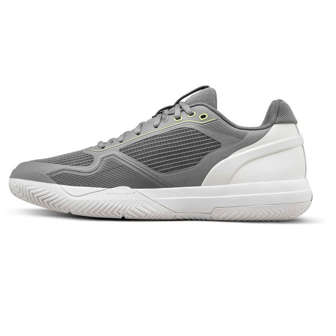 Wilson Rush Pro 5 Mens Tennis Shoe - Titanium/Black/Safety Yellow