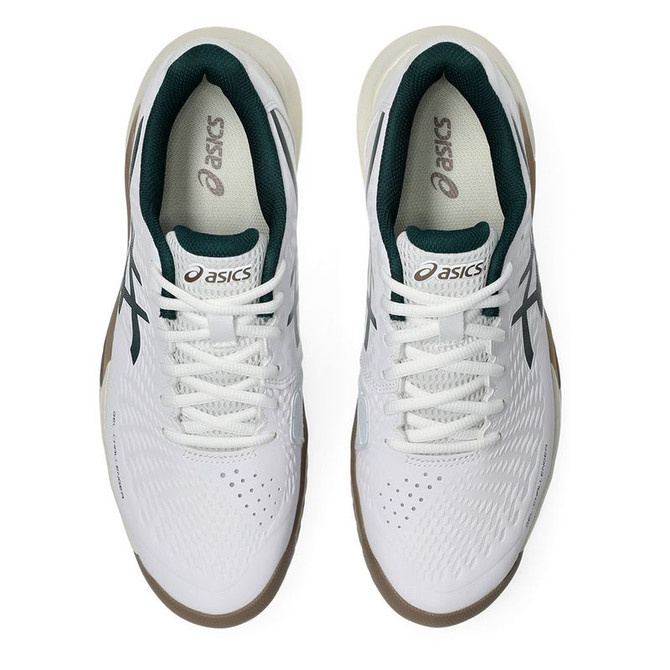 Asics Gel Challenger 14 Mens Tennis Shoe - White/Saxon Green