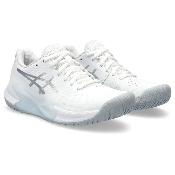 Asics Gel Challenger 14 Womens Tennis Shoe - White/Pure Silver - Final Sale