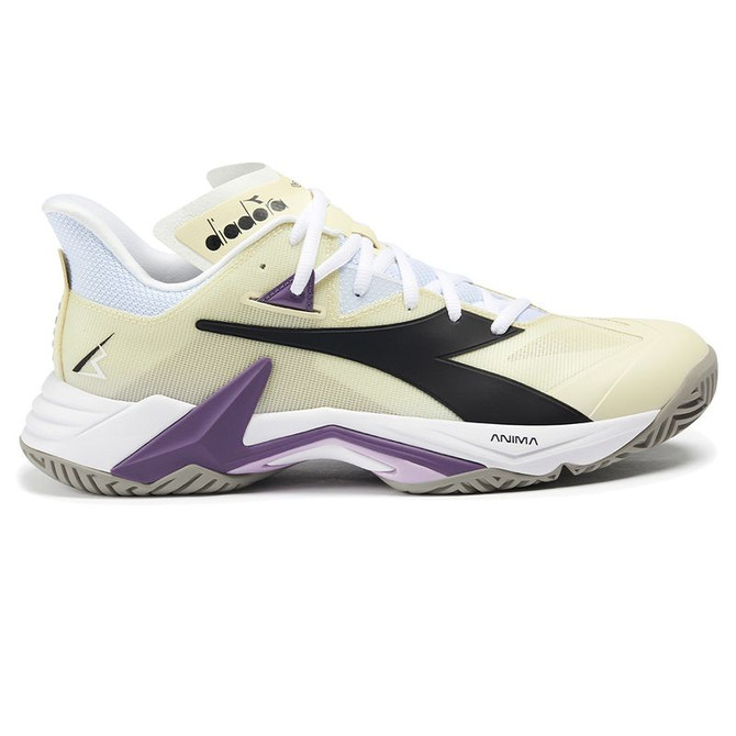 Diadora B Icon 3 AG Mens Tennis Shoe - Rutabaga/Black/Grape Compote