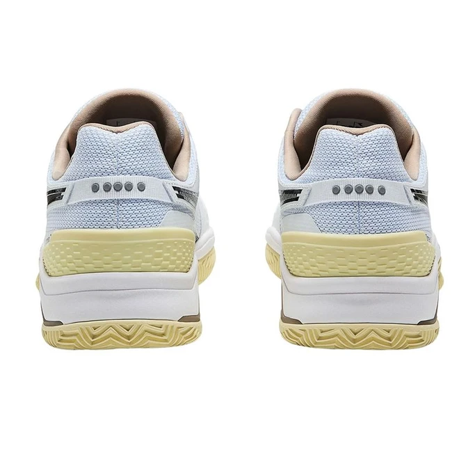 Diadora Blushield Torneo 3 AG Mens Clay Tennis Shoe - White/Black/Rutabaga