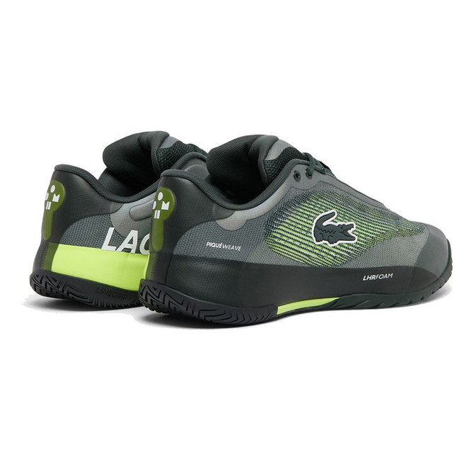 Lacoste AG-LT Pro Mens Tennis Shoe - Dark Green/Yellow