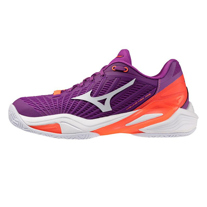 Mizuno Neo Ace Womens Tennis Shoe - Dahlia/White