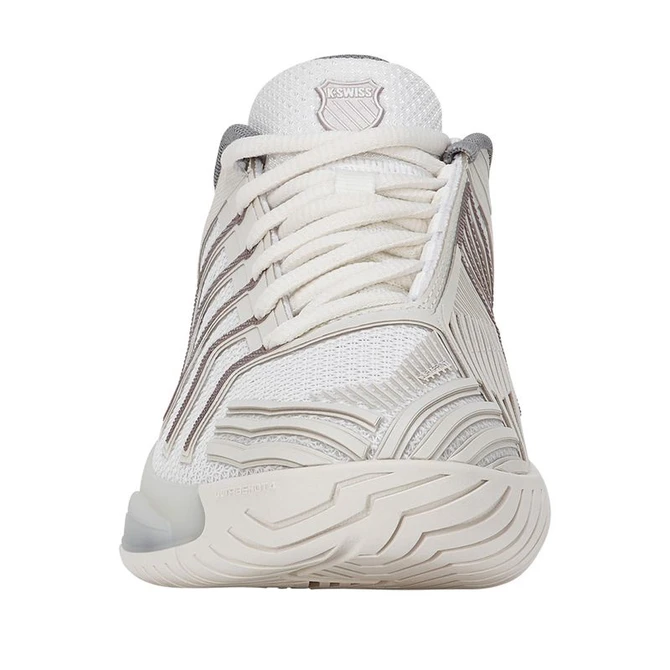 K Swiss Ultrashort 4 Womens Tennis Shoe - Blanc de Blanc/Rose Gold/Ultimate Gray